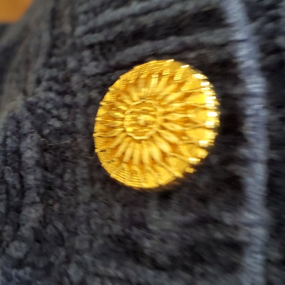 Blue button down sweater - Picture 4 of 4